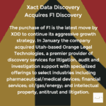 Xact Data Discovery Acquires F1 Discovery