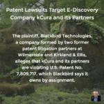 Patent Lawsuits Target E-Discovery Company kCura and Its Partners
